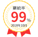 継続率99%